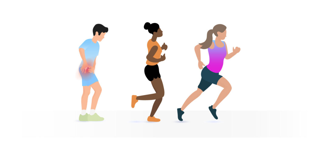Hip pain from running