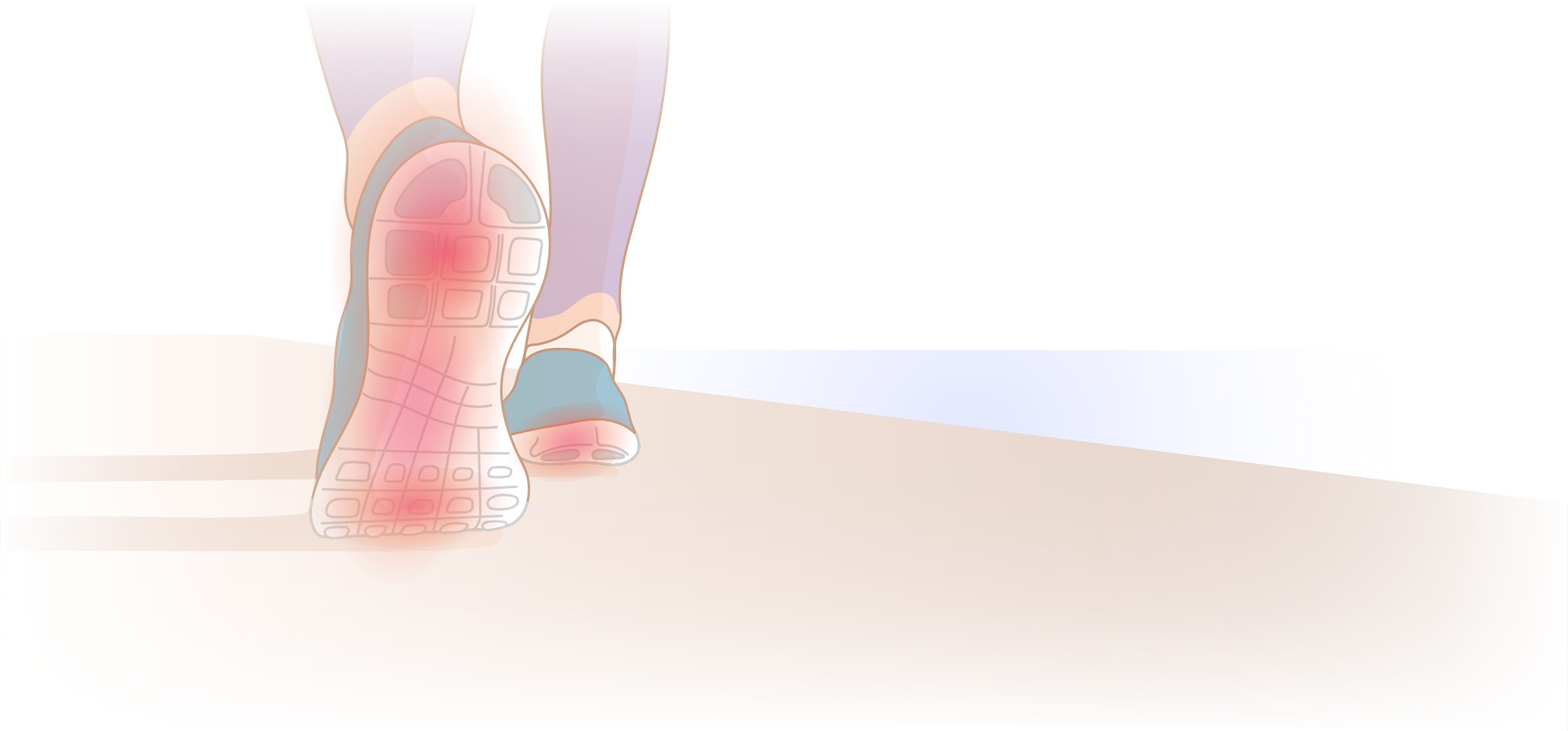 Foot pain from running